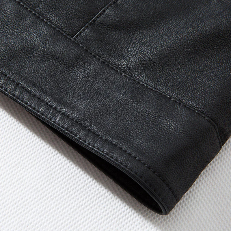Jaqueta de Couro Classic Black