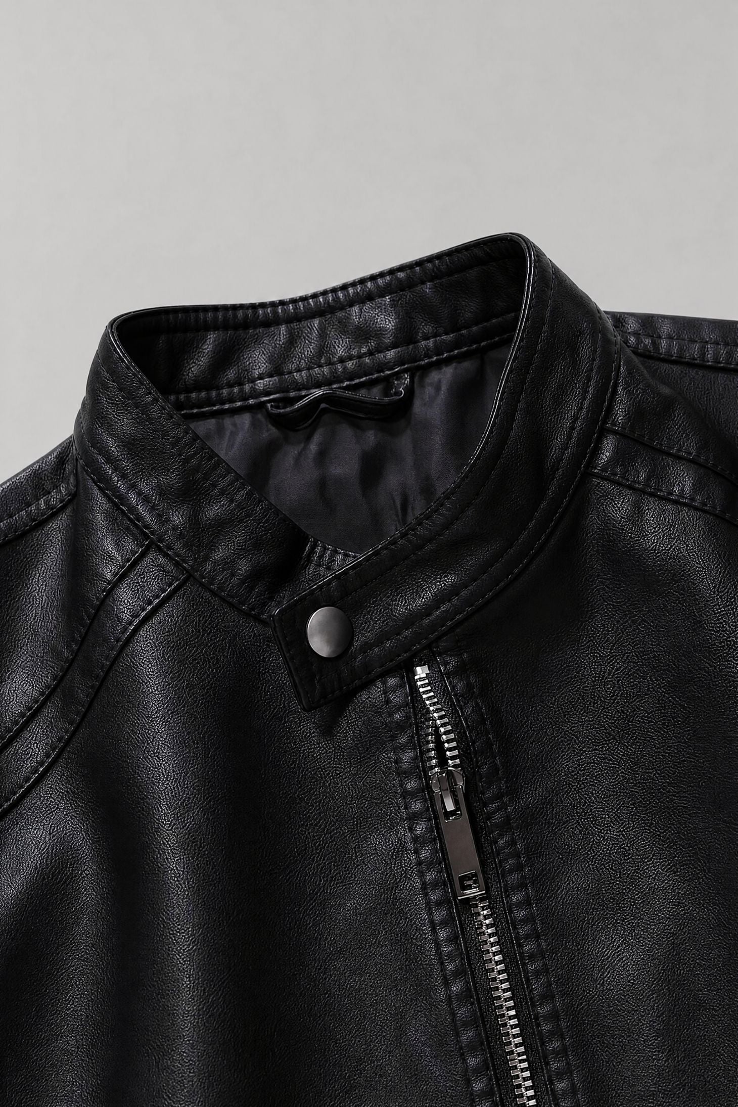 Jaqueta de Couro Classic Black