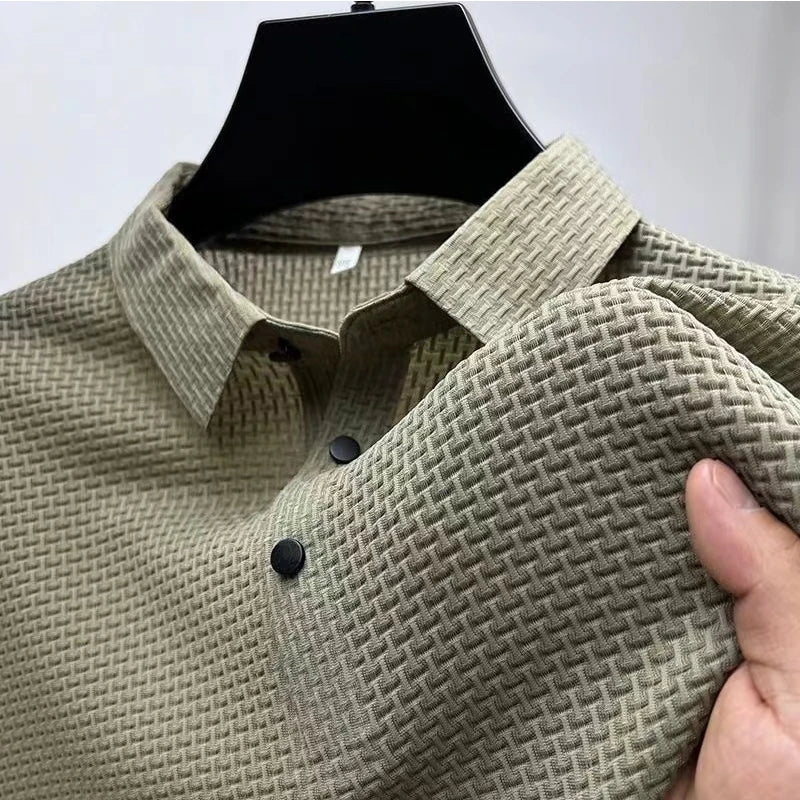 Polo Masculina Business Casual Premium