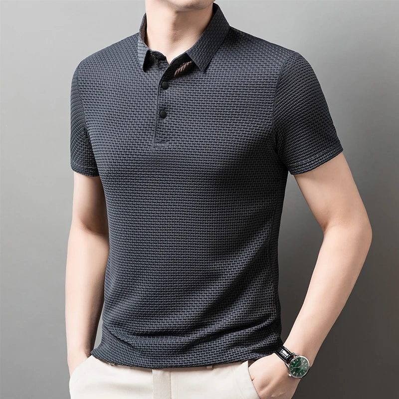 Polo Masculina Business Casual Premium