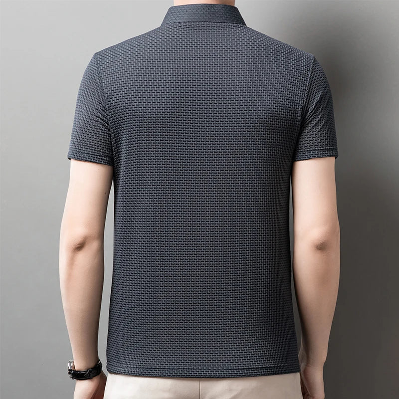 Polo Masculina Business Casual Premium