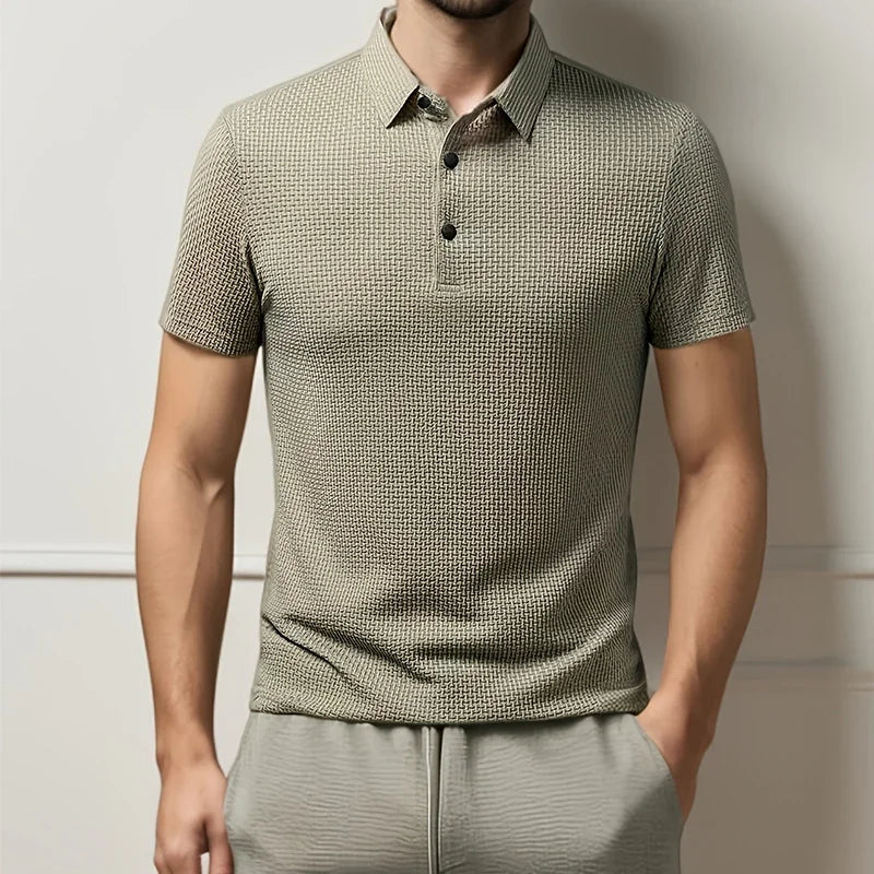 Polo Masculina Business Casual Premium