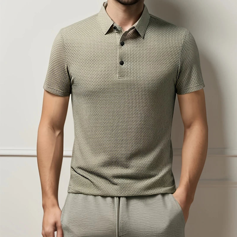 Polo Masculina Business Casual Premium