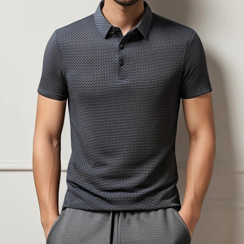 Polo Masculina Business Casual Premium