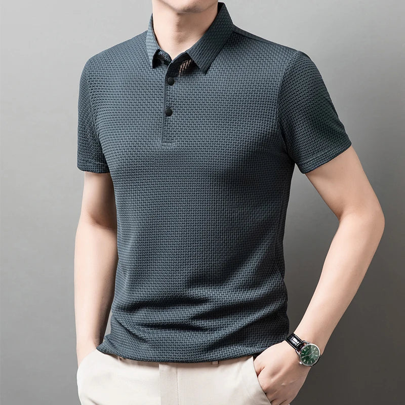 Polo Masculina Business Casual Premium