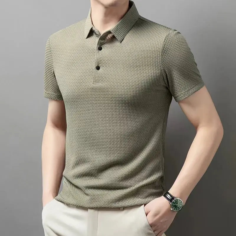 Polo Masculina Business Casual Premium