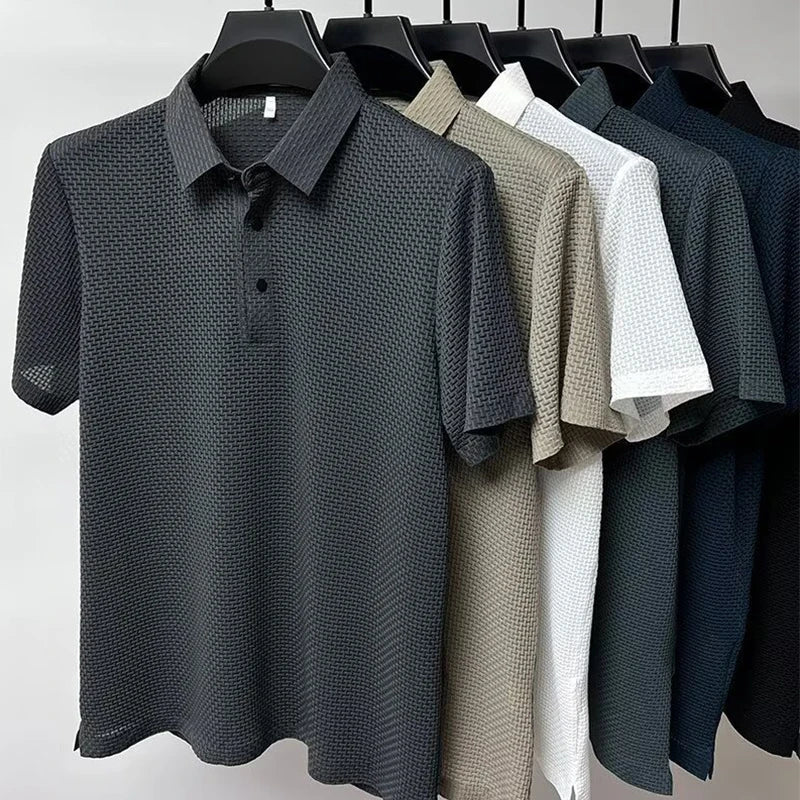 Polo Masculina Business Casual Premium