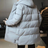 Sobretudo Masculino Puffer com Capuz Manhattan