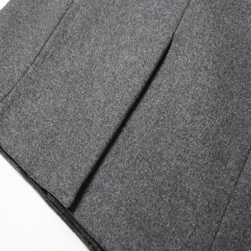 Sobretudo Masculino Double Breasted com Lapela Peaked Madrid