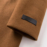 Sobretudo Masculino Médio com Lapela Notched Essentials