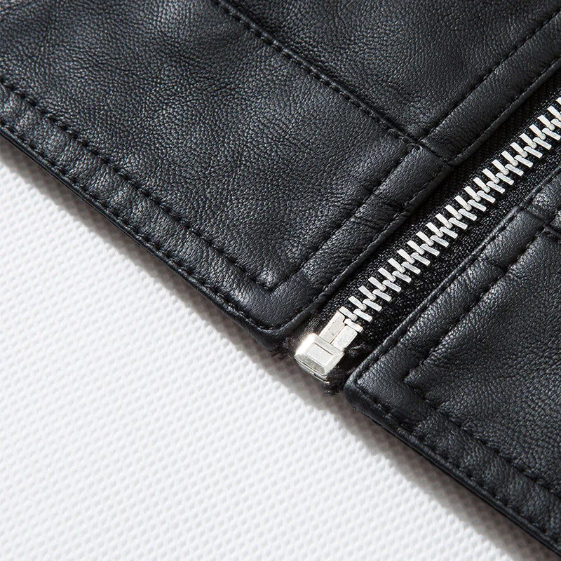 Jaqueta de Couro Classic Black