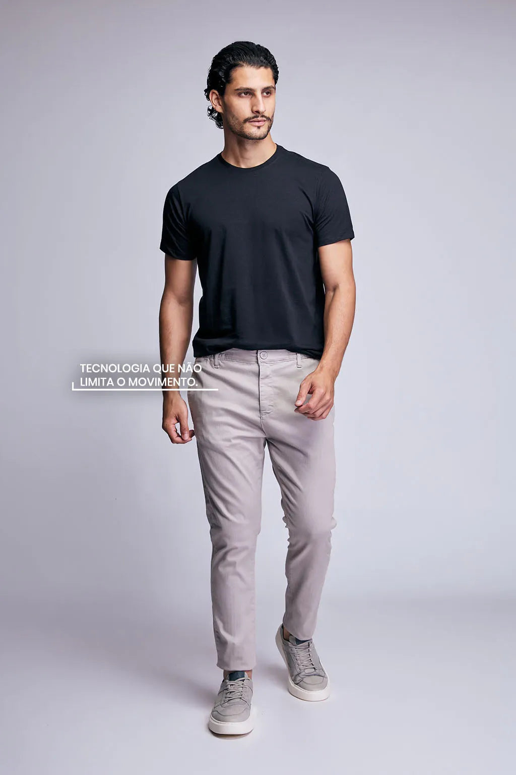Calça LioTech com Elástico Cinza