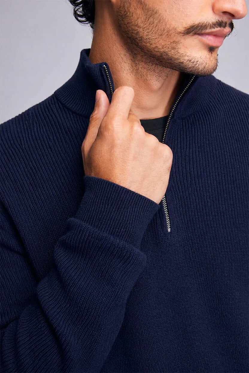 Sueter Zipneck Daily Preto