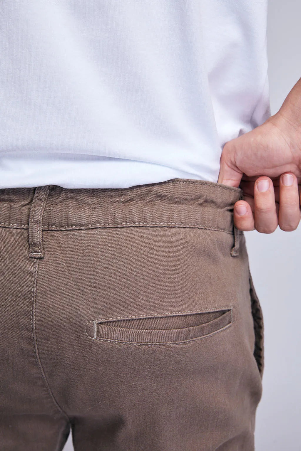 Calça LioTech com Elástico Caqui