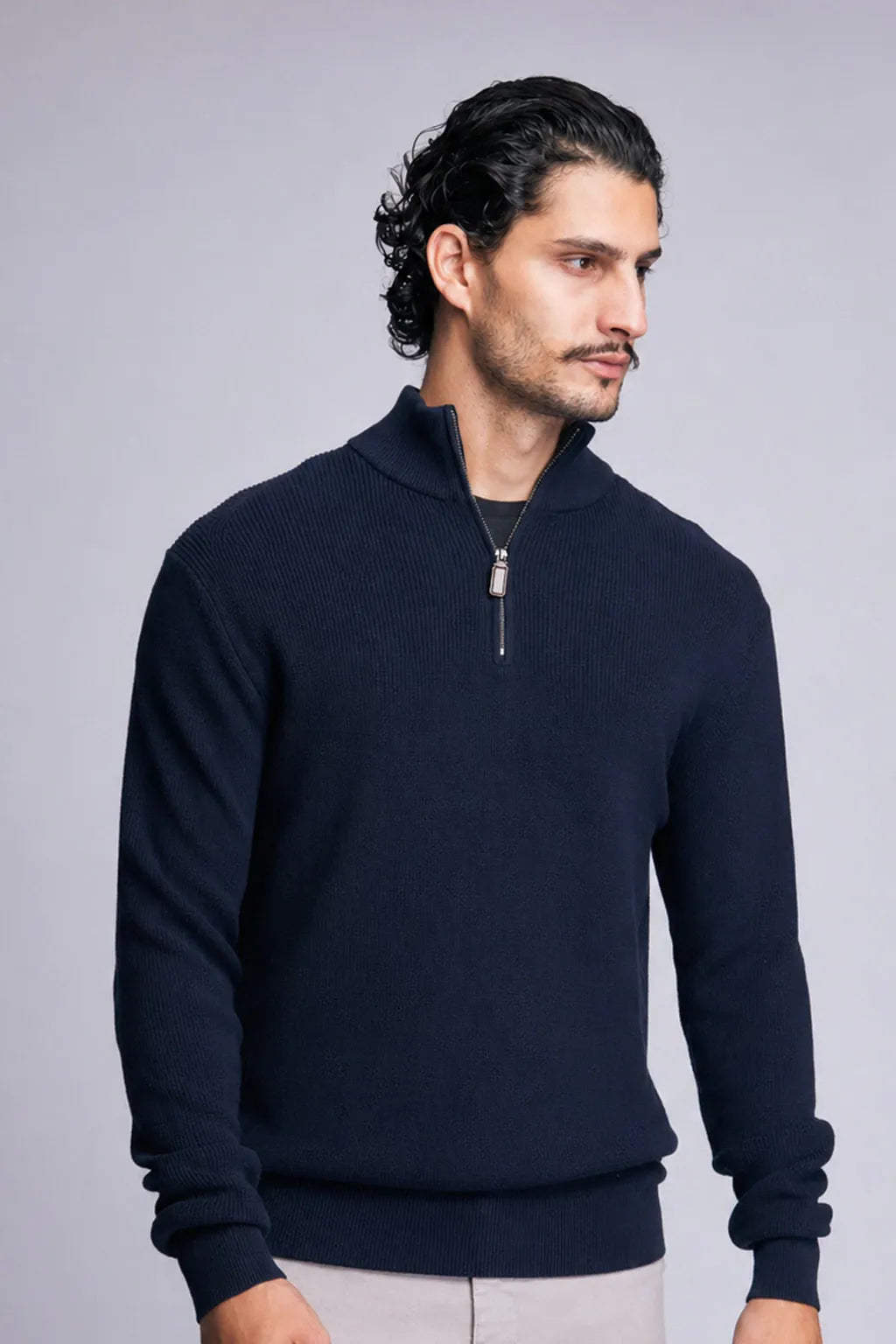 Sueter Zipneck Daily Preto