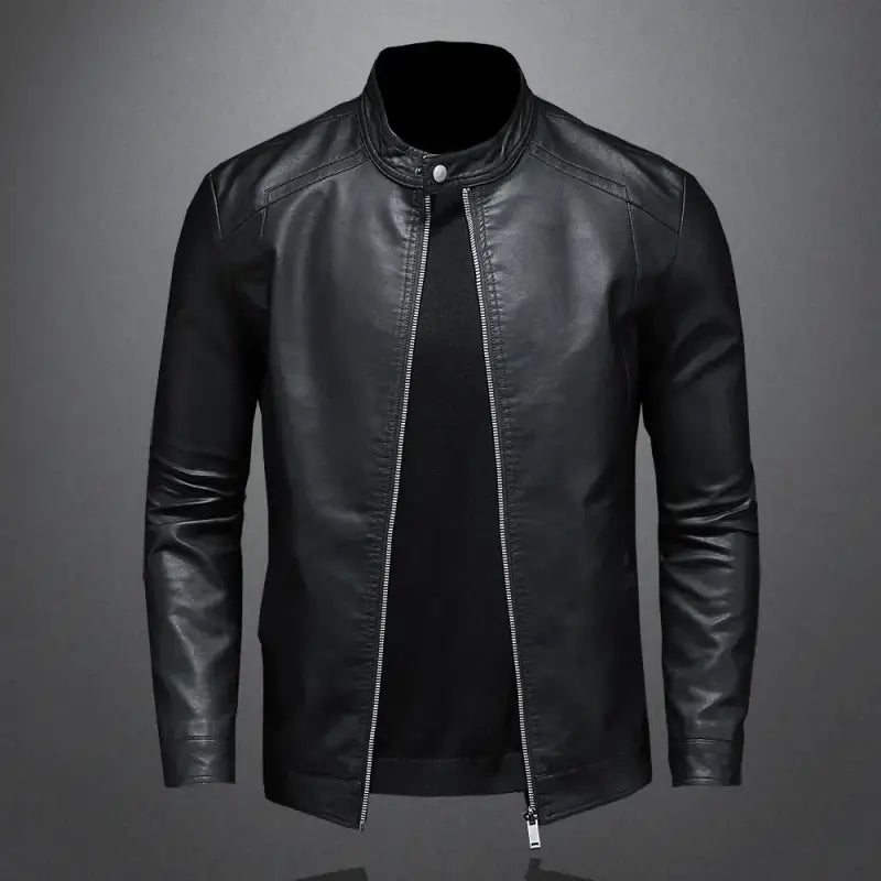 Jaqueta de Couro Classic Black